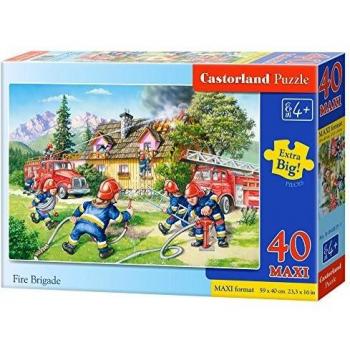 Glow2b Firefighters Action Maxi Puzzle 40 Pieces