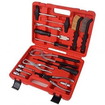 vidaXL Set Herramientas Mantenimiento Montaje Frenos 15 Piezas Coche Vehículo