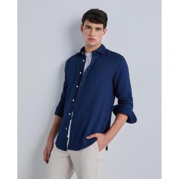 Easy Wear - Camisa para hombre manga larga vaquera