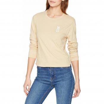 Hurley W CRYPTIK L/S tee Camisetas, Mujer, Desert Ore, XS