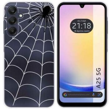 Funda Silicona Transparente Araña para Samsung Galaxy A25 5G