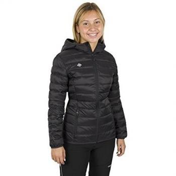 Izas Musa Chaqueta De Plumas, Mujer, Negro/Negro, 4XL