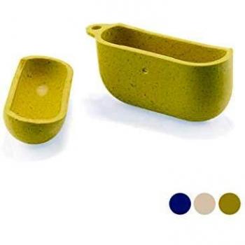 KSIX smart your tech Funda Ecológica para Apple AirPods Pro, Semirrígida, Amarillo