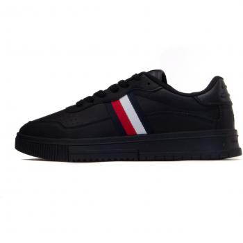 Tommy Hilfiger Men's Sporty Lace-Up Sneakers with Contrast Embroidery - EU42/US9