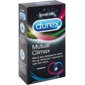DUREX MUTUAL CLIMAX PRESERVATIVOS 12 UNIDADES