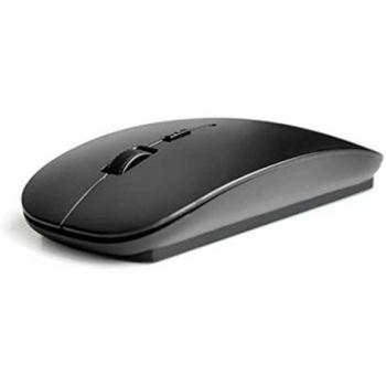 Malloom Ultra Slim 2.4 GHz Ratón óptico inalámbrico con receptor USB para PC portátil Macbook