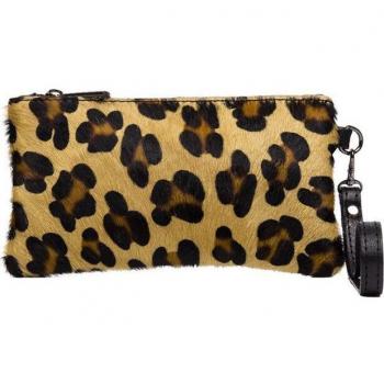 Bolso bandolera Fiorella de piel auténtica Sauvage Cavallino Camuflaje