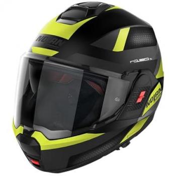 Nolan Casco Modular N120-1 Subway N-Com Negro-Amarillo XL