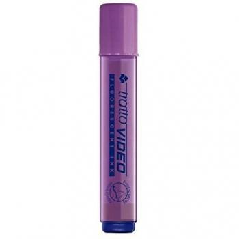 Tratto Video - Rotuladores, color lila, pack de 12 unidades