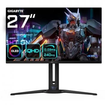 Monitor Gaming Gigabyte AORUS FO27Q2 27 QD-OLED QHD 240Hz 0.03ms HDR400 FreeSync Premium