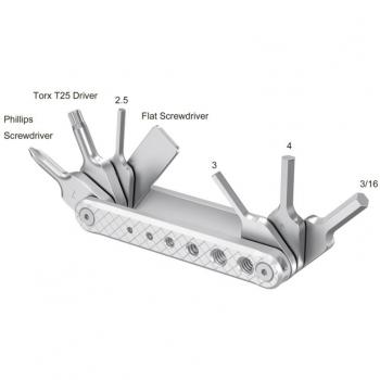 SmallRig Juego de Herramientas Plegables Universales para Cámara DSLR con Destornilladores y Llaves AAK2213C