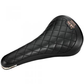 Selle Italia Turbo Bonnie Vintage Saddle: Black, L1