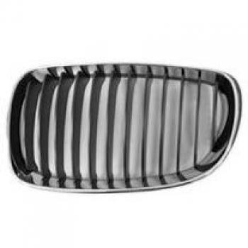 Rejilla delantera BMW 1 Serie (5 puertas, 3 puertas) Van Wezel 0628511 con acabado negro y cromado
