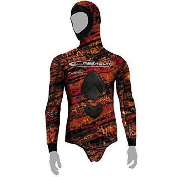 Epsealon Fusion Veste-Rouge-3 mm T1 Hombre, Hombre, 2A11132, Rojo, FR : S