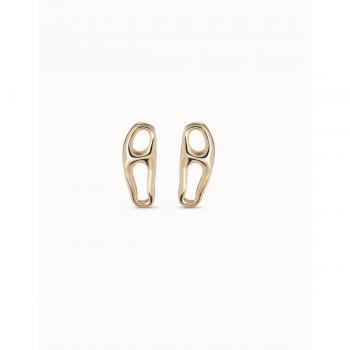 UNO de 50 - Cheerful 18K Gold Plated Link Earrings