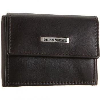 Bruno Banani Newport_5 W 320_899 - Monedero de cuero para hombre, color marrón, talla 9x6x2 cm