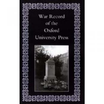 War Record of the University Press, Oxford