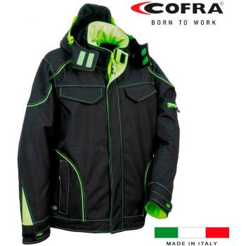 Cazadora Softshell Tecka Negro Lime Cofra Talla 50