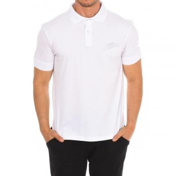 Plein Sport Men's Short-Sleeved Polo Shirt PIPS504 - White Cotton