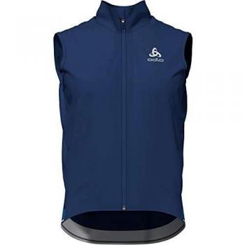 Odlo Weste Zeroweight Dual Dry Chaleco para Hombre, Color Azul, Large