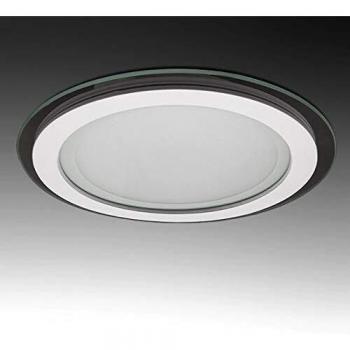 Greenice | Foco Downlight LED Circular LED con Cristal Ø200Mm 18W 1500Lm 30.000H | Blanco Frío