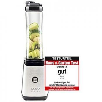 Caso B 350 Single Serve Batidora Mix&Go, W, Negro, Acero Inoxidable