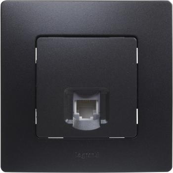 Legrand Niloé Toma de Teléfono RJ11 Monoblock Color Negro 396493