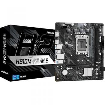 Placa Base ASRock H610M-H2/M.2 Micro-ATX LGA 1700, 2x DDR4, 1x M.2, GbE LAN, 2x HDMI