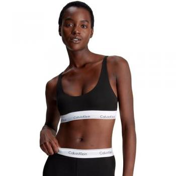 Sujetador deportivo bralette Calvin Klein para mujer, copas blandas, color negro, talla XS
