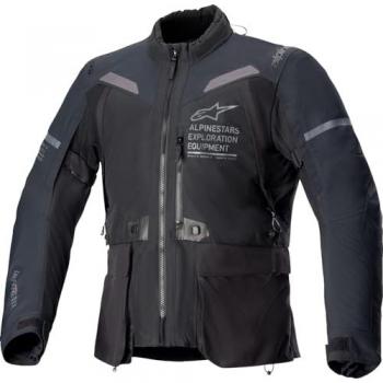 Chaqueta textil impermeable Alpinestars ST-7 2L Gore-Tex para motocicletas, color Negro/Gris oscuro