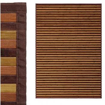 Alfombra de Salón de Bambú Natural - 8 Colores Disponibles - Base Antiadherente - Borde Confeccionado - 140 x 200 cm