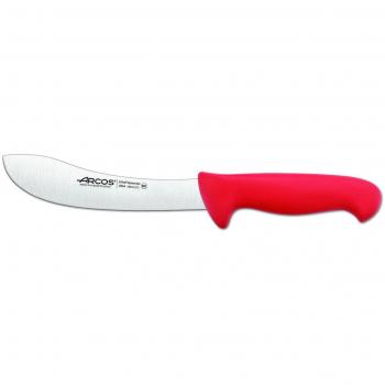 Cuchillo para despellejar Arcos Serie 2900 de acero inoxidable Nitrum con mango ergonómico de Polipropileno en color rojo