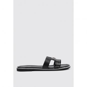 LIUJO SALLY 716 Sandalia Plana Mujer Negro 38
