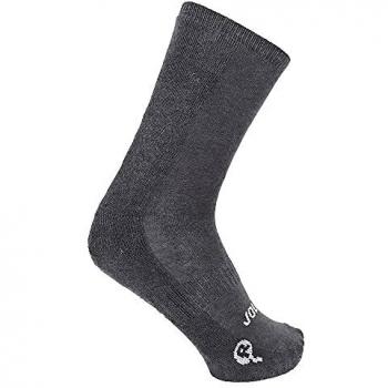 Calcetines Joluvi de Algodón Step Alto para Niños, 3 Pares Gris, Talla Elegible