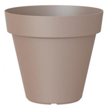 Maceta Capri Taupe 25 cm de polipropileno