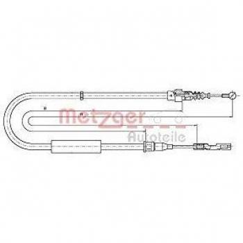Cable de freno de mano Metzger 10.7512 para Audi A2, trasero, lado derecho e izquierdo