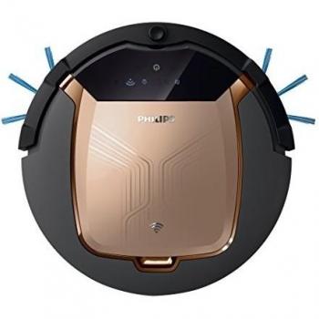 Philips Fc8832/01 - Robot aspirador conectado por APP, incluye cepillo TriActive XL, batería de litio, color negro y cobre