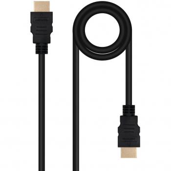 Nanocable 10.15.3803 Cable HDMI 2.0 Alta Velocidad 4K@60Hz 18Gbps Macho a Macho, 3 metros, Negro