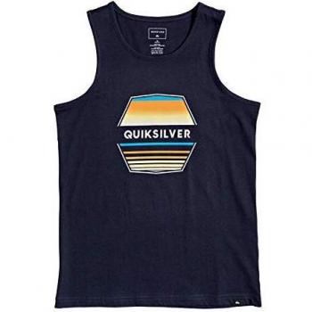 Quiksilver Drift Away - Camiseta Sin Mangas para Chicos 8-16 Screen tee, Niños, Navy Blazer, XS/8