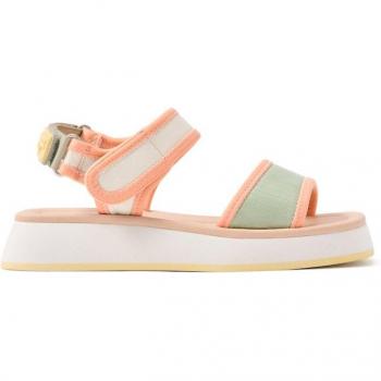 Sandalias de cuña de mujer Hoff Deya con cierre con adherente - Talla 37 - Verde