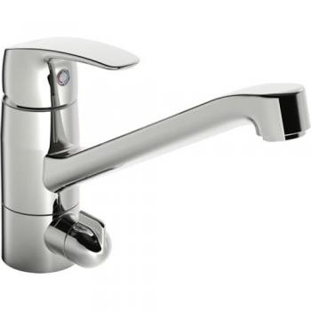 Grifo de cocina HANSAPINTO, monomando, con válvula para lavavajillas, cromado, caudal 12 l/min, salida 213 mm