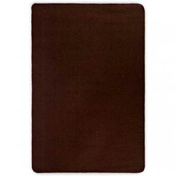 vidaXL Alfombra de Yute con Reverso Latex 80x160cm Marrón Oscuro Decoración