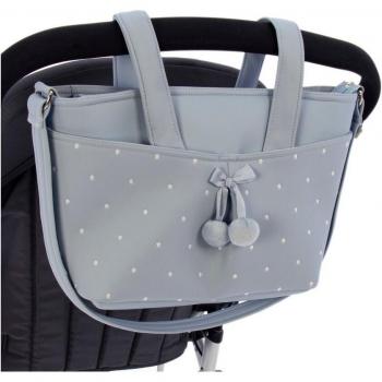 Bolso pequeño para silla de paseo Rosy Fuentes - Talega pequeña, diseño práctico y funcional, material resistente, fácil de limpiar, múltiples compartimentos para organización, compatible con la mayoría de sillas de paseo