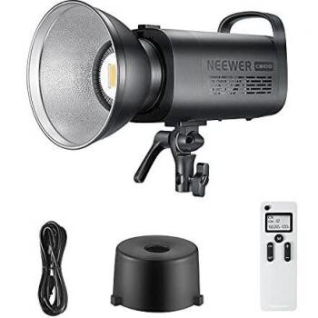 Neewer Luz Video LED Regulable 100W 5600K Iluminación Continua LED Balanceada con Luz Diurna de Montaje Bowens CRI 97+ 9500LM con Control Remoto Inalámbrico 2,4G para Video Fotografía Youtube