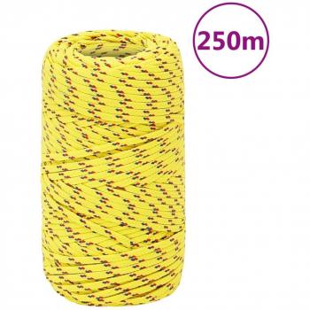 Cuerda de trabajo amarilla 2 mm 250 m Polipropileno