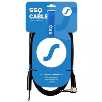 Cable Jack mono - Jack mono (ángulo de 90 grados) 1 m