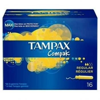 TAMPAX COMPAK REGULAR 16U