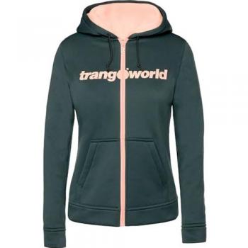 Chaqueta de montaña para mujer Trango Liena gris/rosa