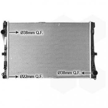 Radiador de Refrigeración del Motor VAN WEZEL 30012722
