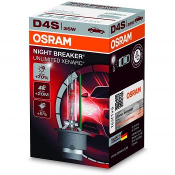 OSRAM XENARC NIGHT BREAKER UNLIMITED D4S HID, lámpara de xenón, lámpara de descarga, 66440XNB, estuche